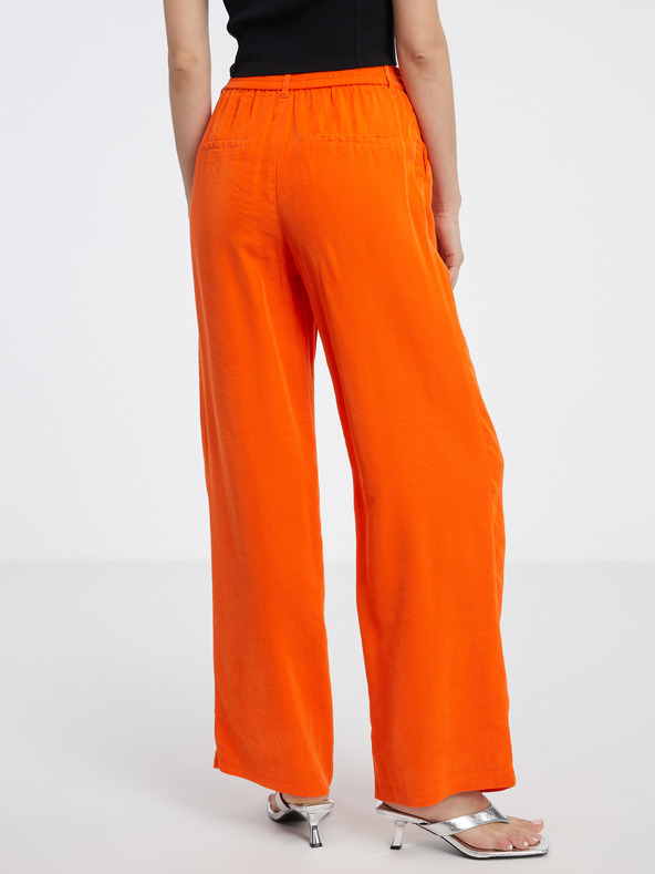 ONLY Oranžové dámske nohavice ONLY Aris