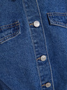 Pieces Modrá dámska džínsová bunda Pieces Tessie