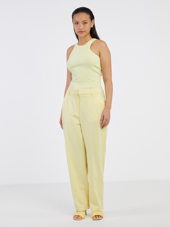 Noisy May Svetložlté dámske základné tielko Noisy May