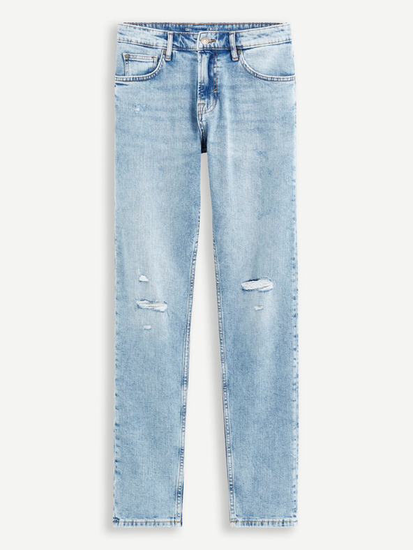Celio Svetlomodré pánske slim fit džínsy Celio C25 Dostroy2