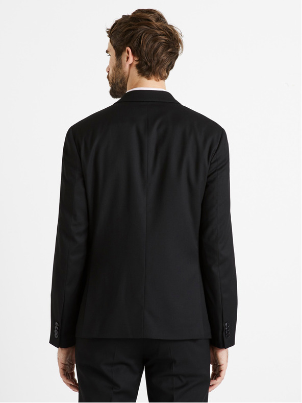 Celio Čierne pánske sako Celio Duarmure