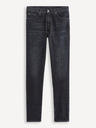 Celio Čierne pánske slim fit džínsy Celio C25 Dosoft25