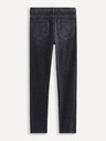 Celio Čierne pánske slim fit džínsy Celio C25 Dosoft25
