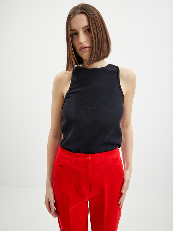 Orsay Červené dámske nohavice ORSAY