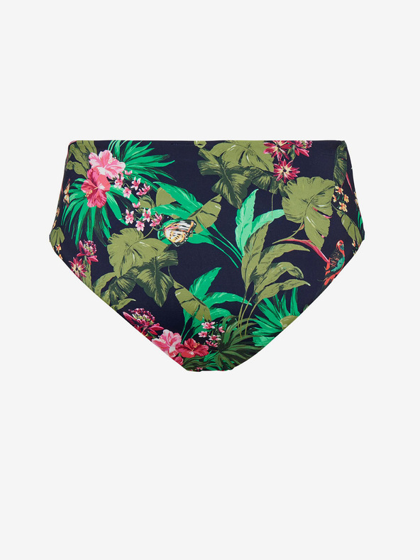 ONLY Zelené dámske nohavičky s kvetmi ONLY Juliette