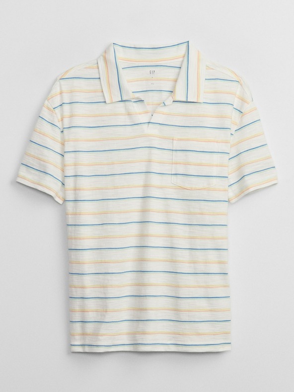 GAP Detské pruhované polo tričko GAP