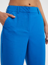 Vero Moda Modré dámske skrátené nohavice VERO MODA Zelda