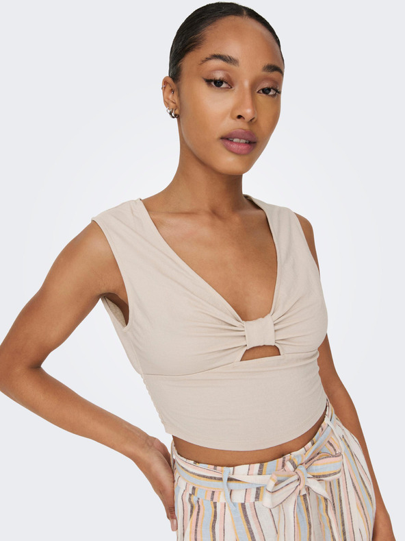 ONLY Šedý dámsky top ONLY Jany