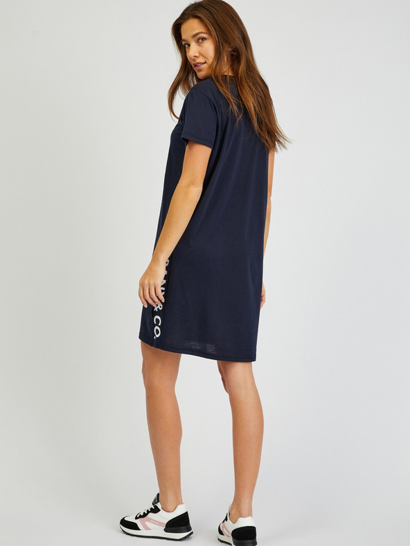 Sam 73 Tmavomodré dámske letné šaty SAM73 Delphinus