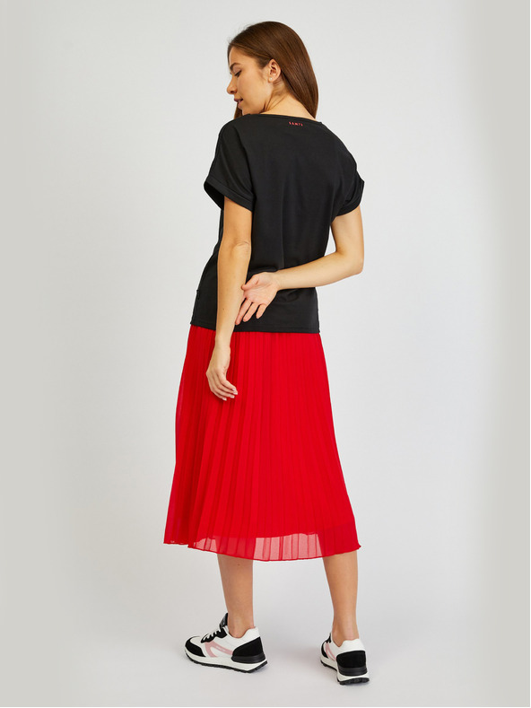 Sam 73 Čierne dámske tričko SAM73 Dorado