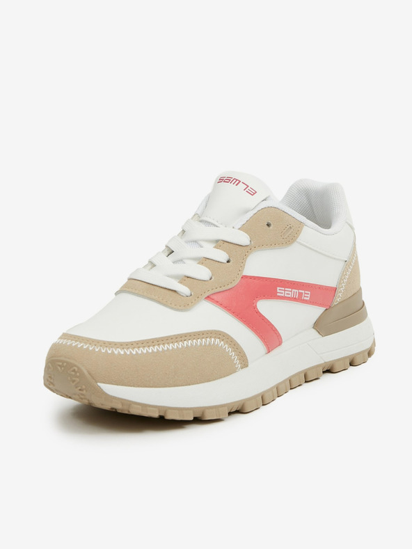 Sam 73 Béžovo-biele dámske tenisky SAM73 Lendra