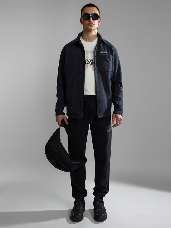 Napapijri Krémová pánska mikina NAPAPIJRI Iceberg