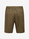 ONLY & SONS Hnedé pánske plátenné šortky ONLY & SONS Linus