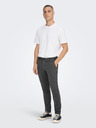 ONLY & SONS Tmavosivé pánske chino nohavice ONLY & SONS Mark