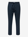 ONLY & SONS Tmavomodré pánske nohavice ONLY & SONS Linus