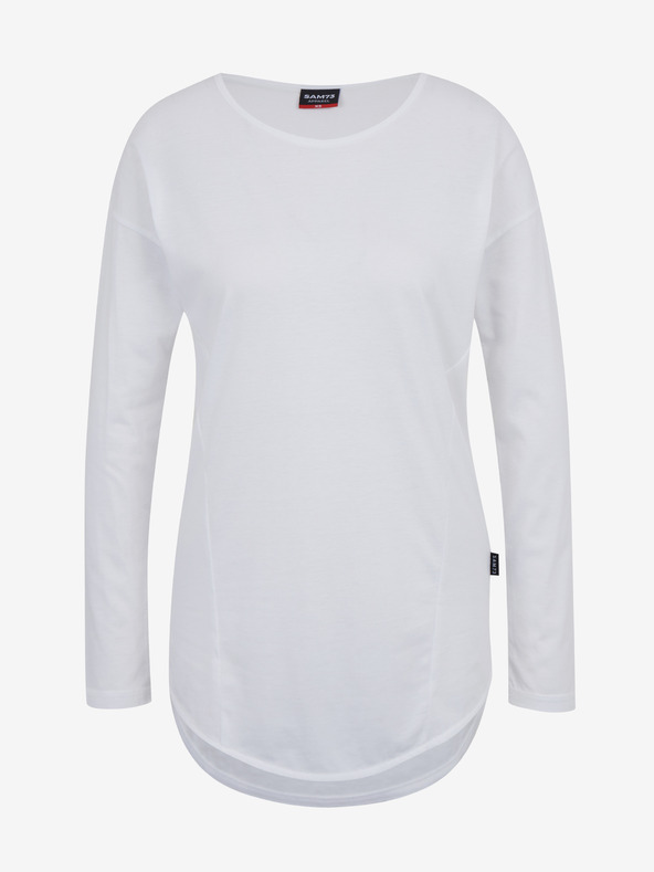 Sam 73 Biele dámske tričko s dlhým rukávom SAM 73 Sherri