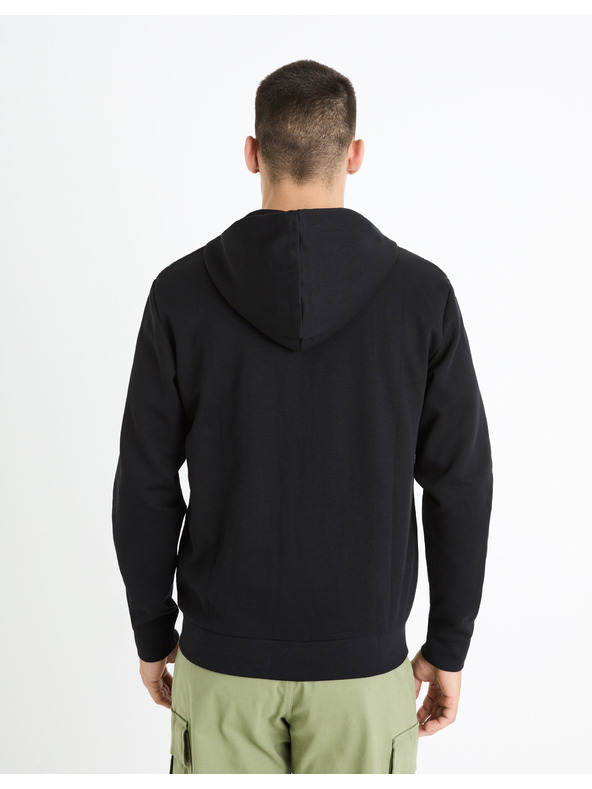 Celio Čierna pánska bunda Celio Fequilted Jacket