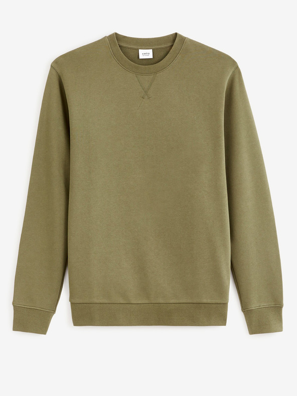 Celio Pánska khaki mikina Celio Feseven