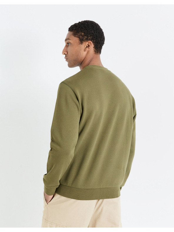 Celio Pánska khaki mikina Celio Feseven