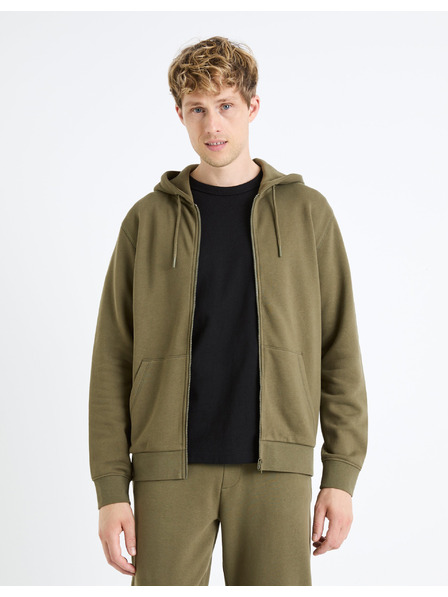 Celio Khaki pánska mikina Celio Fethree