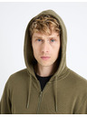 Celio Khaki pánska mikina Celio Fethree