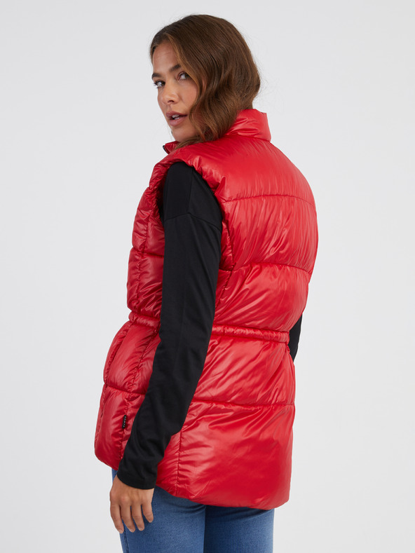 Sam 73 Červená dámska prešívaná vesta SAM 73 Charlotte