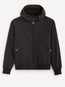 Celio Čierna pánska bunda Celio Fuhoodie2