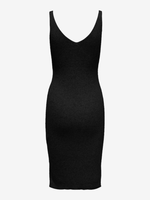 ONLY Čierne dámske šaty s rukávmi ONLY Lina