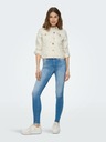 ONLY Krémová dámska džínsová bunda ONLY Tia