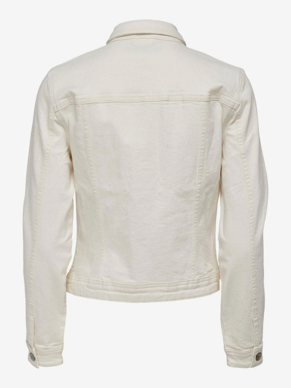 ONLY Krémová dámska džínsová bunda ONLY Tia