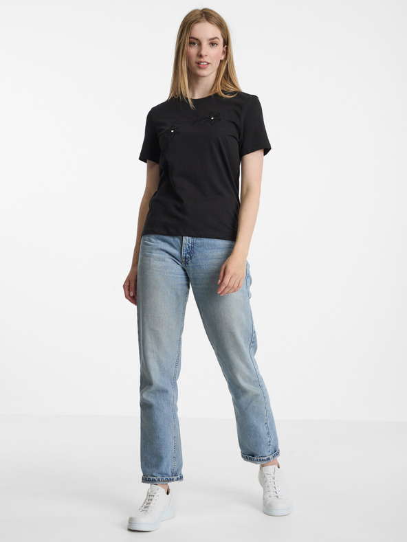 ONLY Čierne dámske tričko ONLY Cami