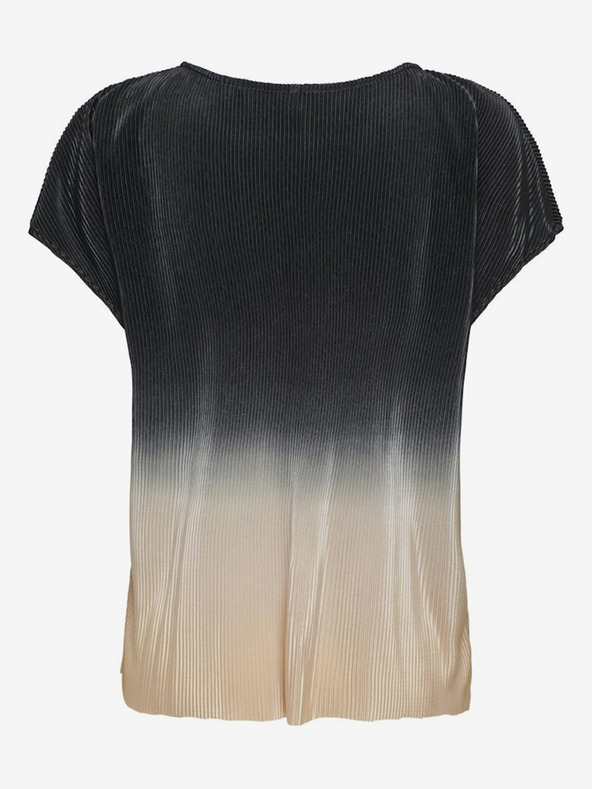 ONLY Béžovo-čierna dámska blúzka ONLY Jilly