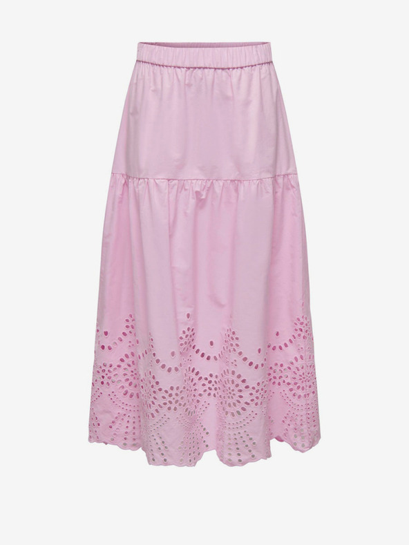 ONLY Svetloružová dámska maxi sukňa ONLY Roxanne