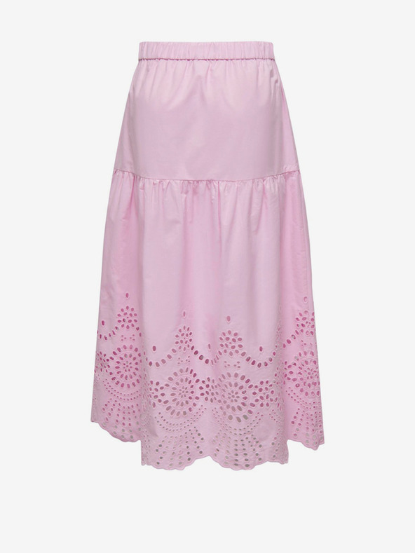 ONLY Svetloružová dámska maxi sukňa ONLY Roxanne