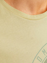 Jack & Jones Žlté pánske tričko Jack & Jones Summer