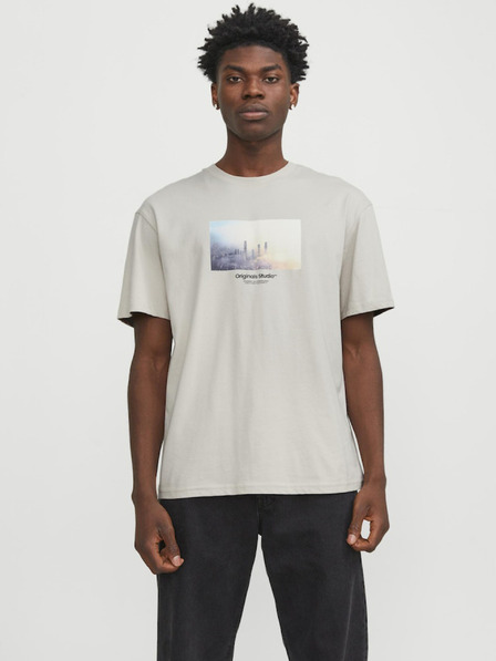 Jack & Jones Jack & Jones Vesterbro béžová pánska košeľa