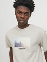 Jack & Jones Jack & Jones Vesterbro béžová pánska košeľa