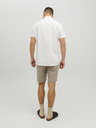 Jack & Jones Béžové pánske chino šortky s plátnom Jack & Jones Dave