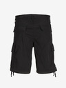Jack & Jones Čierne pánske kargo šortky Jack & Jones Cole