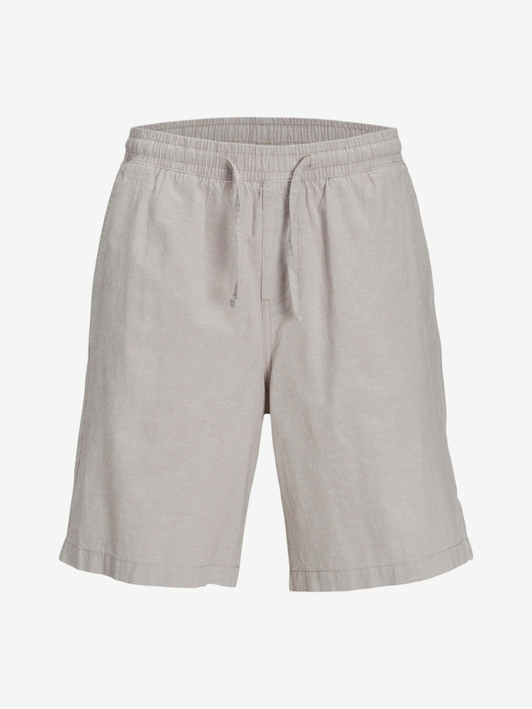 Jack & Jones Pánske béžové plátené chino šortky Jack & Jones Karl