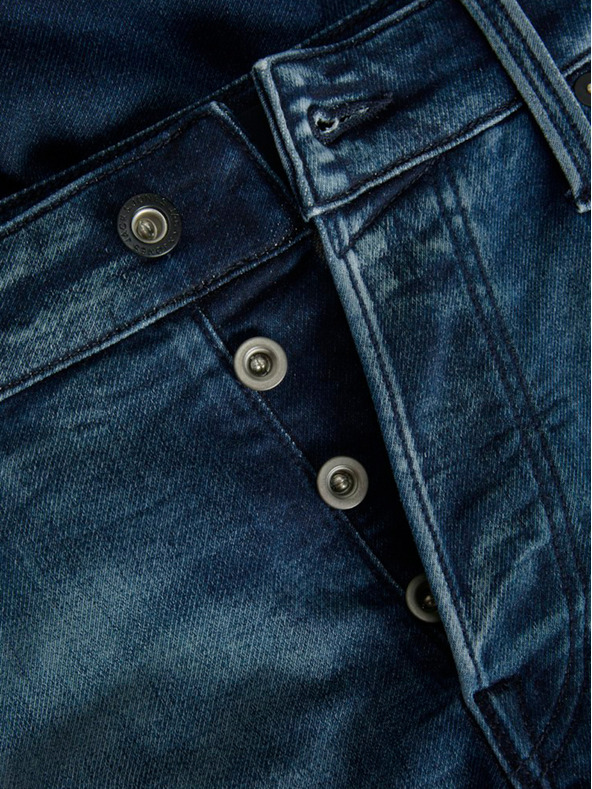 Jack & Jones Modré pánske slim fit džínsy Jack & Jones Glenn