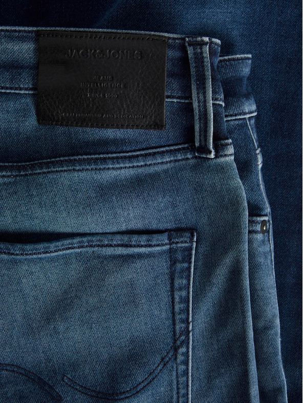 Jack & Jones Modré pánske slim fit džínsy Jack & Jones Glenn
