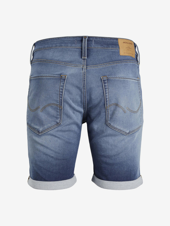 Jack & Jones Modré pánske džínsové šortky Jack & Jones Rick