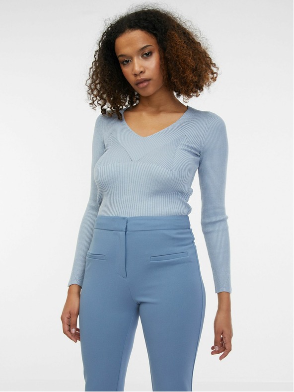 Orsay Modré dámske nohavice ORSAY