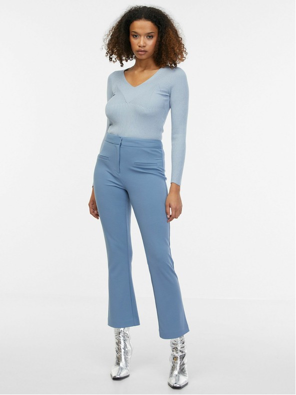 Orsay Modré dámske nohavice ORSAY