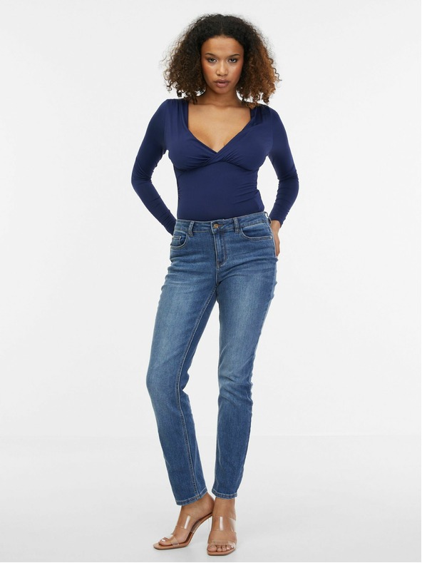 Orsay Tmavomodré dámske body ORSAY