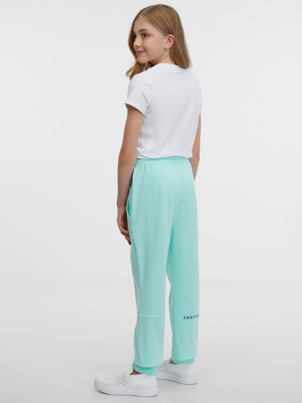 Sam 73 Tyrkysové dievčenské tepláky SAM 73 Sula