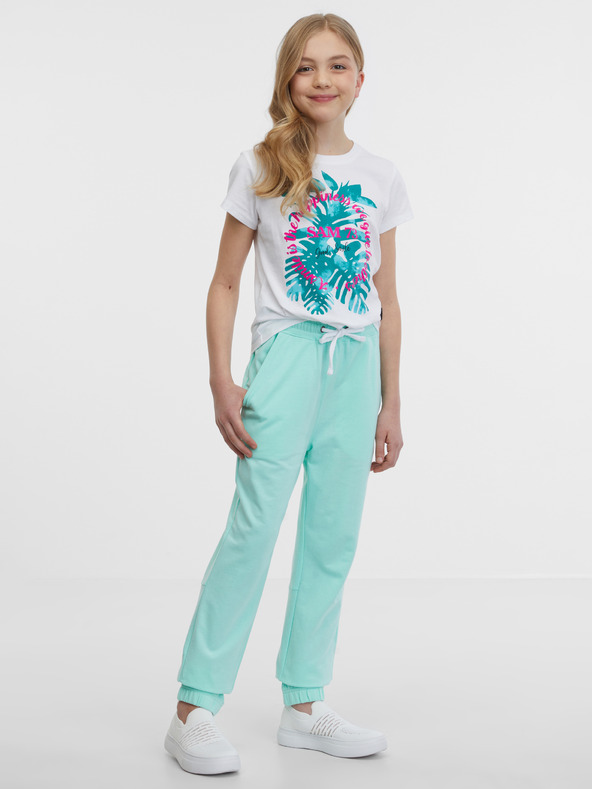 Sam 73 Tyrkysové dievčenské tepláky SAM 73 Sula