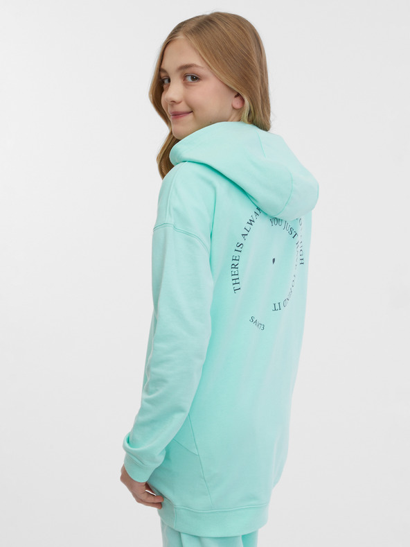 Sam 73 Tyrkysová dievčenská mikina SAM 73 Peppa