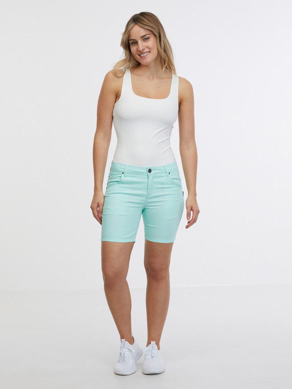 Sam 73 Tyrkysové dámske šortky SAM 73 Frida
